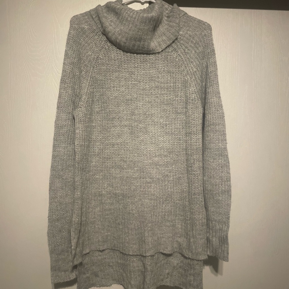 Maurices Light Gray Cowl Neck Sweater